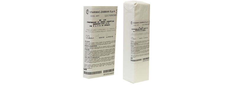 Non-sterile cotton gauze - 5x5x16 layers