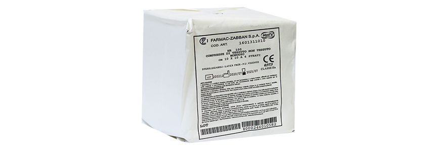 Nicht sterile TNT-Wundauflage - 10x10x4 Lagen