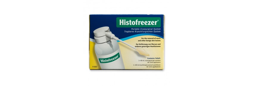 Histofreezer® - 2 Flaschen 80 ml + 60 Applikatoren 2mm