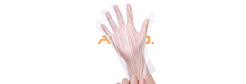 Polyethylene gloves