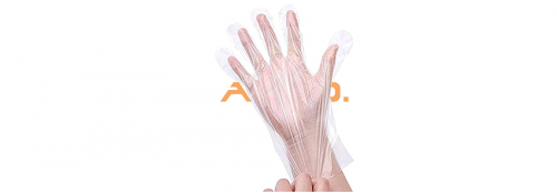 Polyethylene gloves