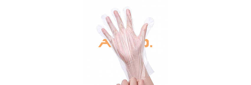 Gants en polyéthylène