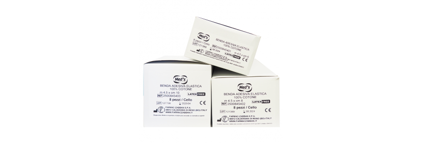 Adhesive elastic bandages