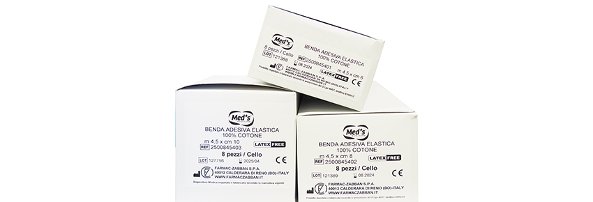 Adhesive elastic bandages