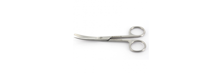 Curved Scissors with Alternate Tips - 14.5 cm
