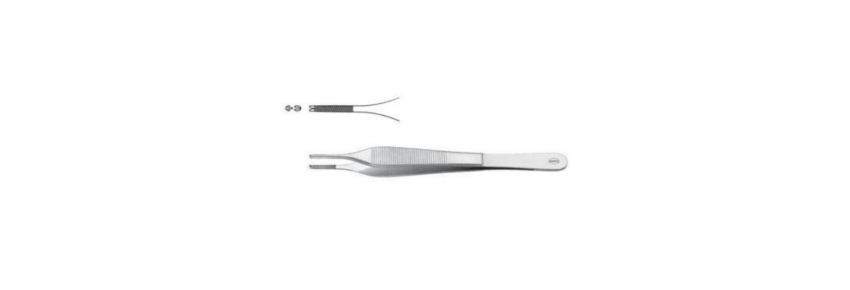 Chirurgische Pinzetten Adson 1X2 Zähne - 12 cm