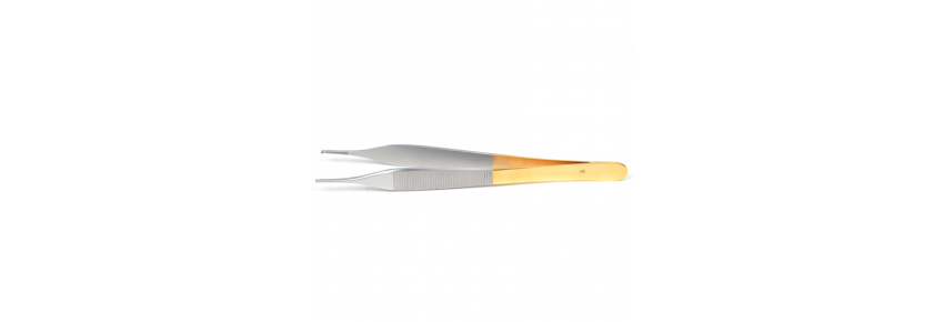 Pinzette Micro Adson CT 1X2 Zähne - 12 cm