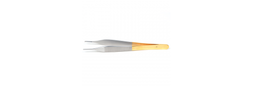 Pinza Micro Adson CT 1X2 denti - 12 cm