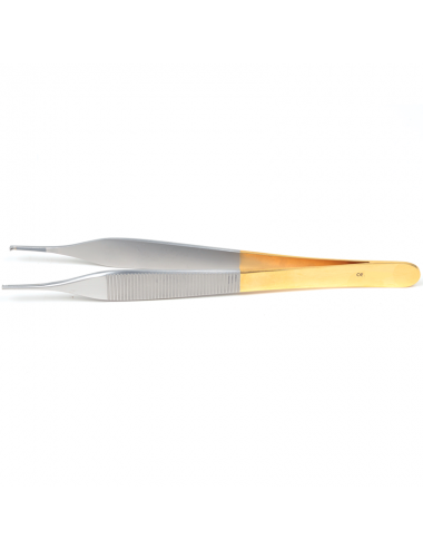 Pinzette Micro Adson CT 1X2 Zähne - 15 cm