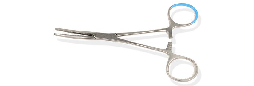 Sterile Hemostatic Forceps Pean - Curved - 14 cm (pack of 5 pcs.)