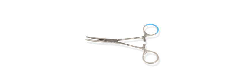 Sterile Hämostasezange Pean - gebogen - 14 cm (Packung 5 Stk.)