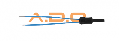 Pinza bipolar curva - 11,5 cm