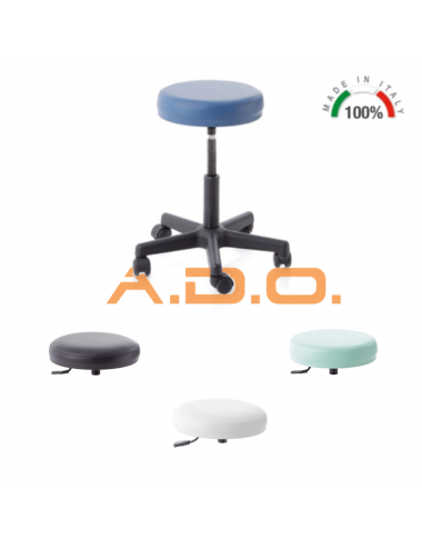 Taburete con base en PP - elevación a tornillo