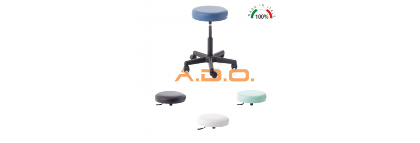 PP Base Stool - Screw Elevation
