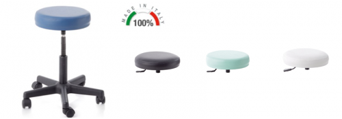 PP base stool - screw elevation