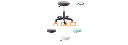 Stool with PP base - gas piston elevation