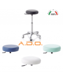 Al Stool with Base - Elevation 20 cm.