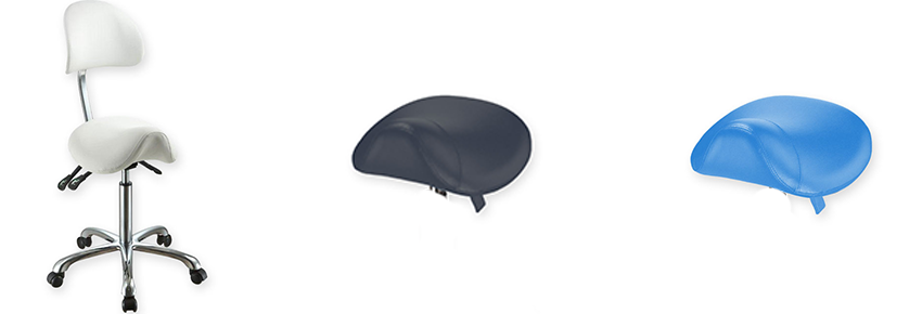 Ergonomic stool with backrest