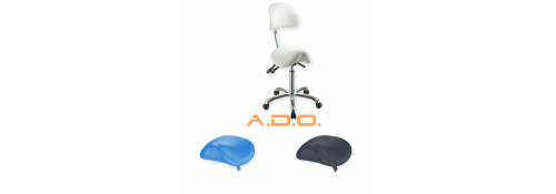 Ergonomic stool with backrest