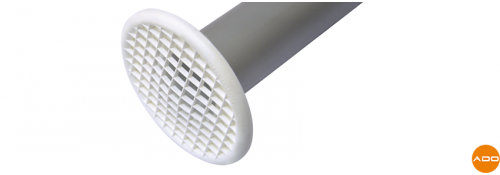 Suction tube with integrated protective grid