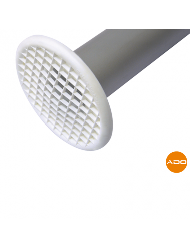 Suction tube with integrated protective grid