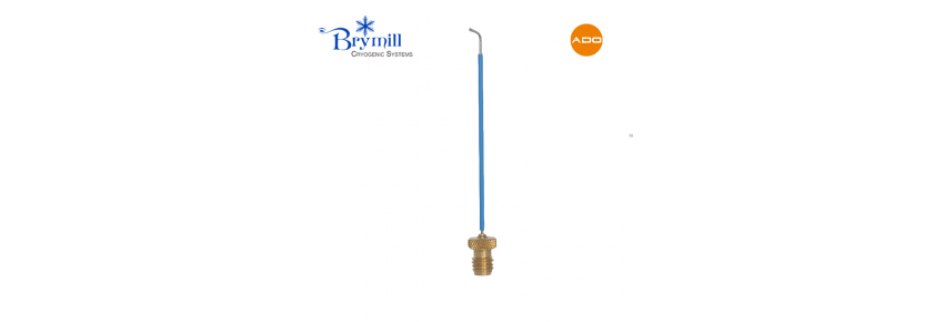 Punta de aguja recta spray - 3 pulgadas x 20g para Cry-Ac