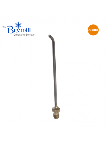 Bent needle spray tip for Cry-Ac