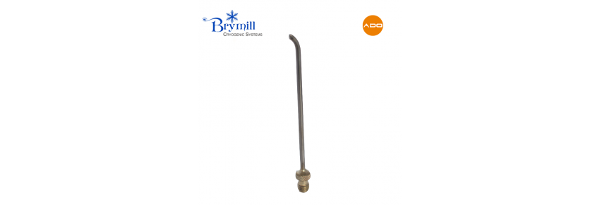 Bent needle spray tip for Cry-Ac