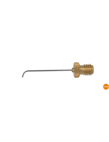 Bent needle spray tip - 1.5 inches x 20g