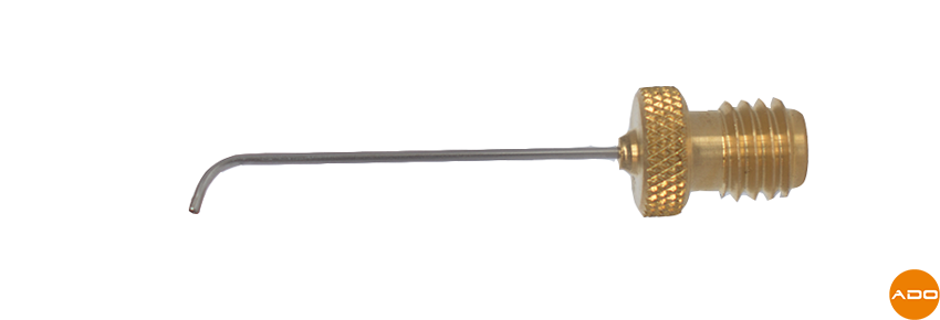 Punta de aguja spray doblada - 1,5 pulgadas x 20g