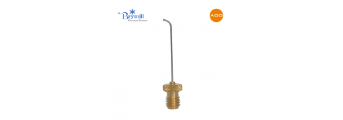 Punta de aguja spray doblada - 1,5 pulgadas x 20g