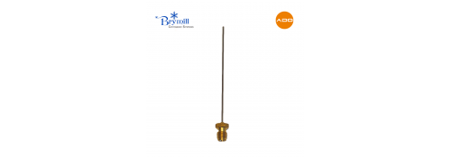 Punta de aguja spray recta - 3 pulgadas x 20g para Cry-Ac