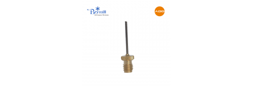Punta de aguja spray recto - 1 pulgada x 16g para Cry-Ac