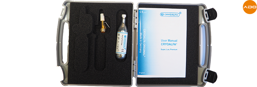 Nitrogen Prooxide dispenser - Cryoalfa Super® in briefcase