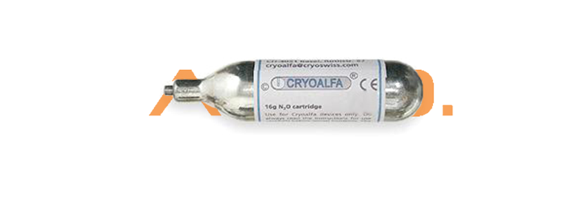 Ricarica N2O per Cryoalfa S - 16 g.