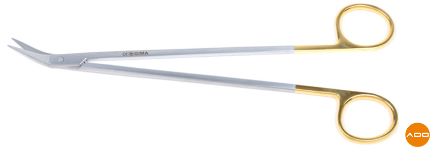 Debakey Potts Smith Scissors 45° Angle C.T. - 19 cm