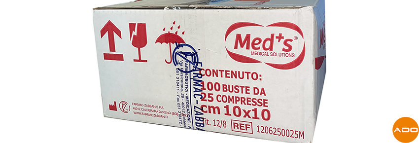 Sterile cotton gauze - 25 layers