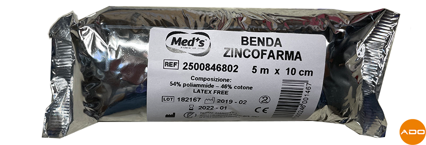 Zinc oxide bandage