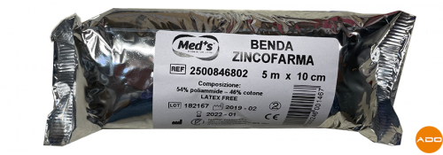 Zinc oxide bandage