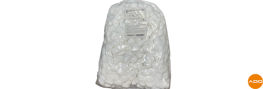 Hydrophiles Baumwollbällchen - 1 kg.