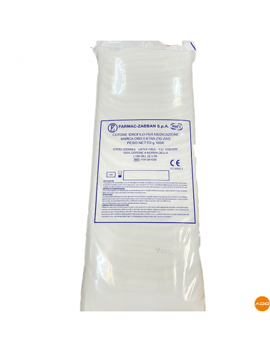 Hydrophiles Baumwollmaterial für Wundverbände - 1 kg.