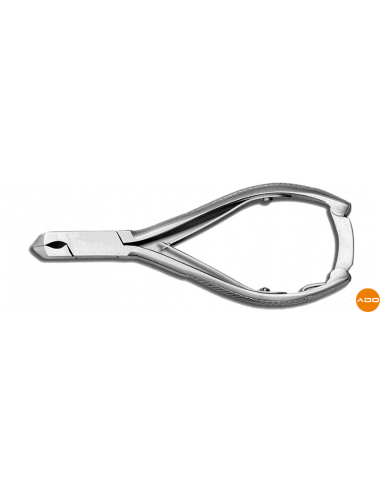 Angled bite nail clipper - 14 cm.