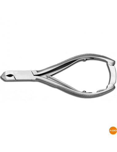 Angled bite nail clipper - 14 cm.