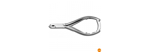 Angled bite nail clipper - 14 cm.