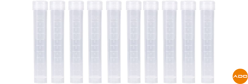 Tuberías PP con base de apoyo - 10 ml