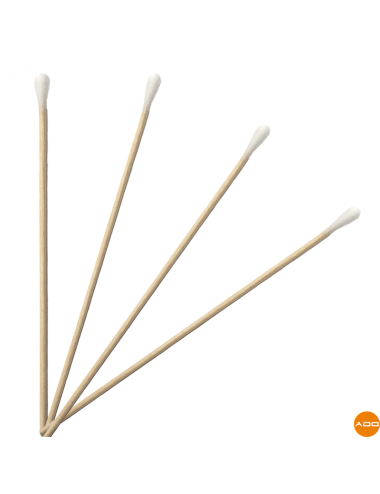 Baumwollstäbchen mit Holzstab