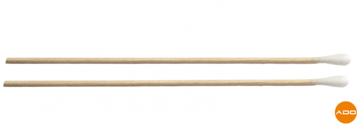 Baumwollstäbchen mit Holzstab