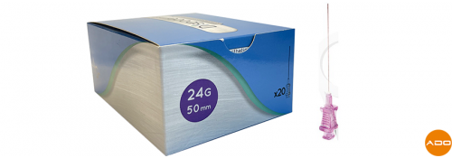 Microcánula flexible - 24G x 40mm