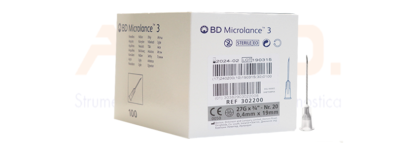 Aghi microlance BD - 27G x 19mm