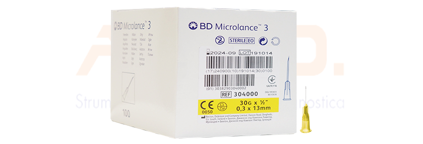 Aiguilles microlance BD - 30G x 13mm